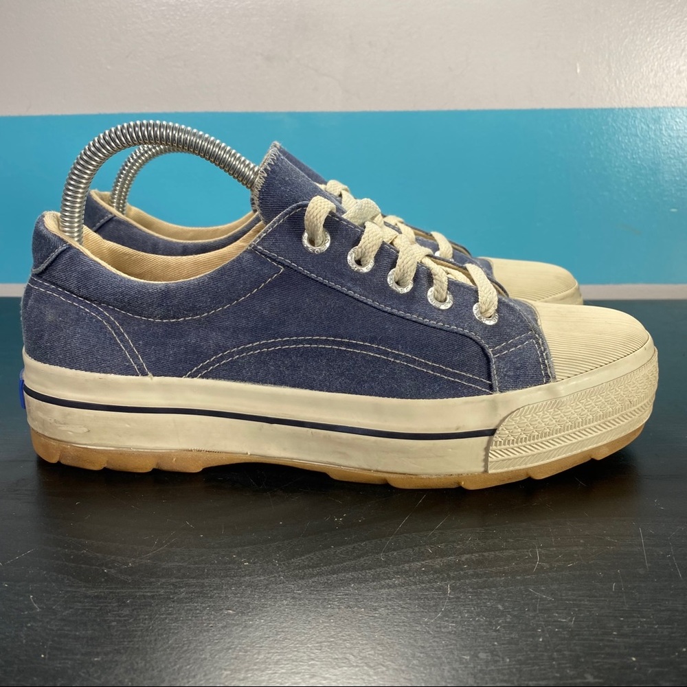 Keds platform denim sneakers
